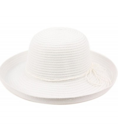 Sun Hats Women's Sydney Sun Hat- Packable - White - C8182KQQKWN $33.46