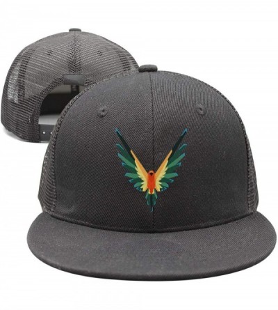 Baseball Caps Maverick Bird Logo Black Cap Hat One Size Snapback - 0logan Sun Conure-23 - C018LTG9ZH7 $20.90