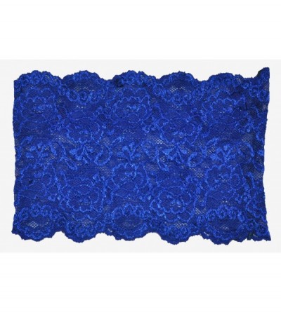 Headbands Women's Lace Under Hijab Headband Royal Blue - Royal Blue - CF123EBUJ3V $9.70