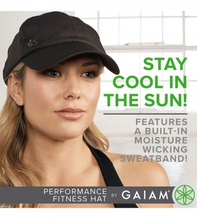 Baseball Caps Gaiam Performance Quick Drying Fitness - White - C318QX6ONKS $13.60