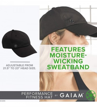 Baseball Caps Gaiam Performance Quick Drying Fitness - White - C318QX6ONKS $13.60