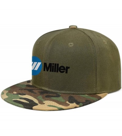 Baseball Caps Mens Miller-Electric- Baseball Caps Vintage Adjustable Trucker Hats Golf Caps - Army Green-21 - CV18ZLGWDMX $18.91