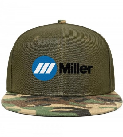 Baseball Caps Mens Miller-Electric- Baseball Caps Vintage Adjustable Trucker Hats Golf Caps - Army Green-21 - CV18ZLGWDMX $18.91