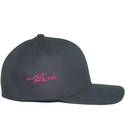 Baseball Caps Custom Personalized Motocross Number Plate Flexfit Hat - Red - CL18568CRQX $22.85