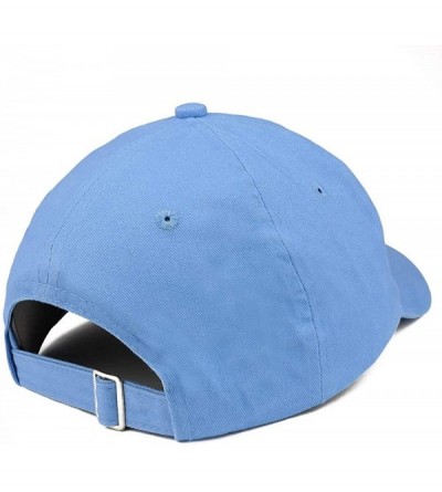 Baseball Caps Bee Embroidered Brushed Cotton Dad Hat Cap - Vc300_babyblue - CL18QIN5S6H $16.90