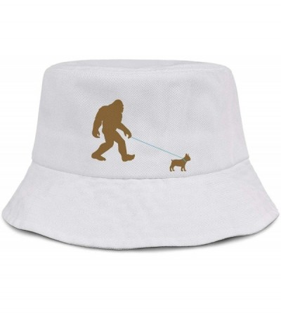 Sun Hats Bigfoot Walking Bulldog Protection Packable - Bigfoot Walking French-1 - CW18WTXYZ4K $11.97