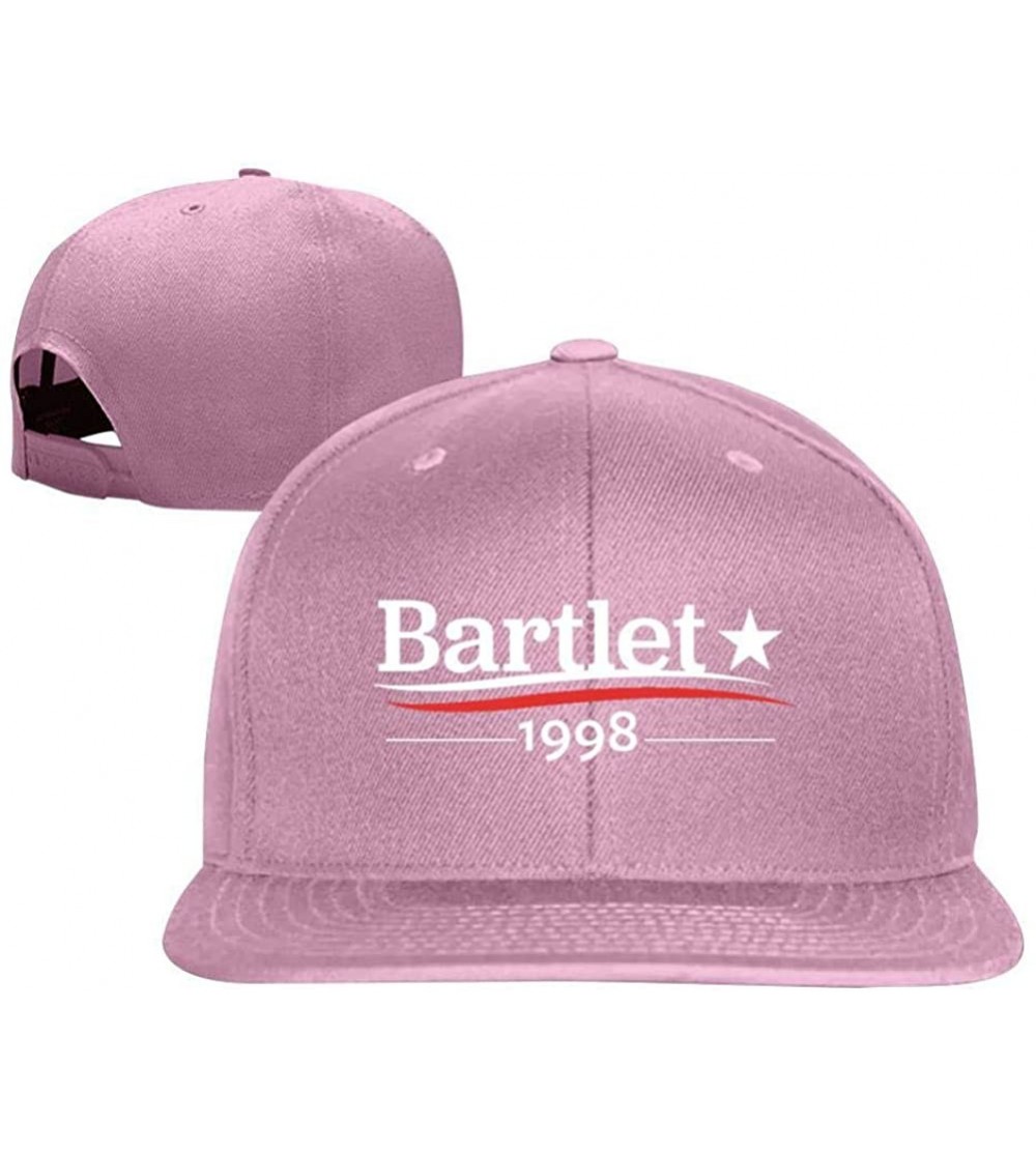 Baseball Caps President Bartlet America White Base Ball - Pink - C418S5M3Q3D $20.33