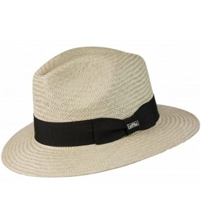 Baseball Caps Conner Hats Men's Panama Vibe Fedora Hat- Natural- L/XL - C6128QPZI45 $54.30
