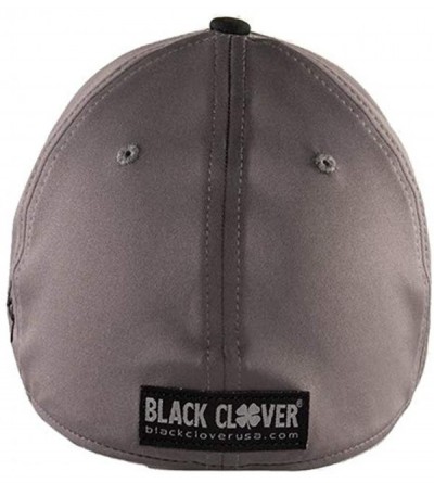 Baseball Caps Mens Premium 3 Black/Charcoal Cap S/M Premium Clover 3 - C411VIONWFJ $37.72