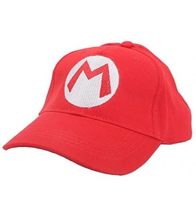 Baseball Caps Super Mario Bros Hat Baseball Caps Anime Cosplay Accessories Cap Red - C718D0ZED8S $22.90