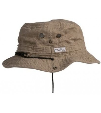Sun Hats Yellowstone Cotton Outdoor Hiking Hat - Khaki - CH1185DQPEB $43.43