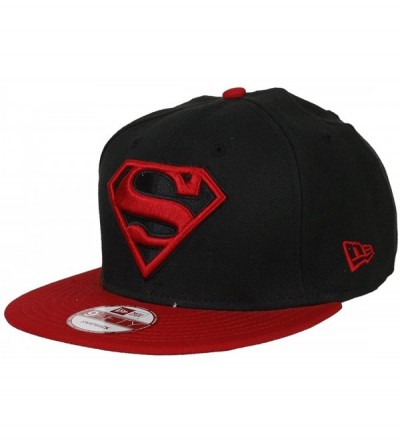 Baseball Caps Superboy Symbol 9Fifty Snapback Cap Black - CB11SLZKC01 $38.06