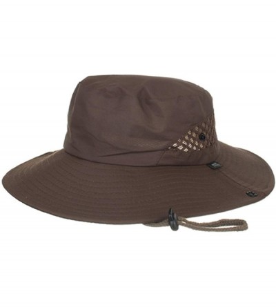 Sun Hats Summer Outdoor Sun Hat Sun Protection Bucket Hat Mesh Hat Drying Fishing Cap for Women&Men - Coffee - CI18TOGM8TA $1...