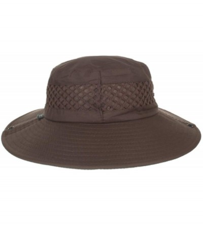 Sun Hats Summer Outdoor Sun Hat Sun Protection Bucket Hat Mesh Hat Drying Fishing Cap for Women&Men - Coffee - CI18TOGM8TA $1...
