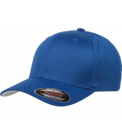 Baseball Caps Men's Athletic Baseball Flex-Fitted Cap. Flexfit Baseball Hat. - Royal - CA18RYEKEDC $27.29