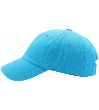 Baseball Caps Baseball Cap for Men Women - 100% Cotton Classic Dad Hat - Aqua - CF18EE4K0Y9 $8.29