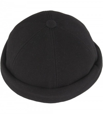 Baseball Caps Unisex Cotton Soft Style No Bill Design Club Ball Cap Baseball Hat Truckers - Black - CB12OBRX9OM $51.64