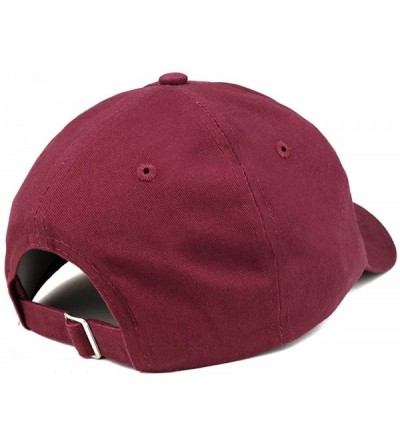 Baseball Caps Established 1945 Embroidered 75th Birthday Gift Soft Crown Cotton Cap - Maroon - C7180L8TKXL $14.01