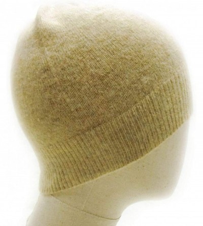 Skullies & Beanies Knitted Warm and Soft Premium Wool Mix Skull Cap Beanie Hat for Men and Women - Oatmeal - CQ189ZRKZ0X $13.76
