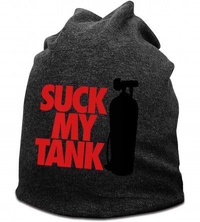 Skullies & Beanies I Run Hoes for Money Women's Beanies Hats Ski Caps - Suck My Tank Diver With Oxygen Cylinder /Deep Heather...