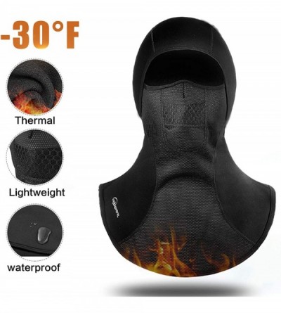 Balaclavas Thermal Balaclava Face Mask for Motorcycle Balaclava Ski Mask-Waterproof Windproof for Men- Women- Kids - CU18K4XH...