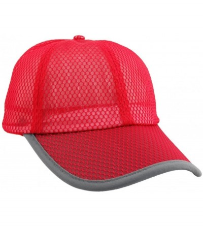 Baseball Caps Mesh Baseball Caps for Men-Quick Dry Lightweight Ultra Thin Running Fishing Hats - 6-red(mesh Hat) - CI183KNISY...