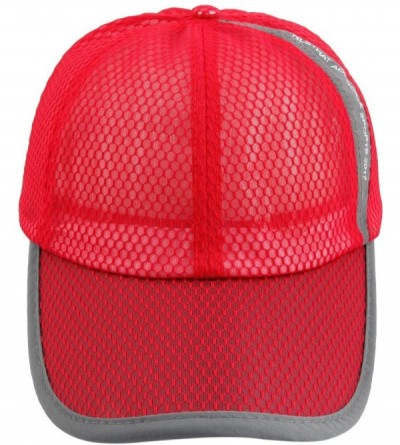 Baseball Caps Mesh Baseball Caps for Men-Quick Dry Lightweight Ultra Thin Running Fishing Hats - 6-red(mesh Hat) - CI183KNISY...