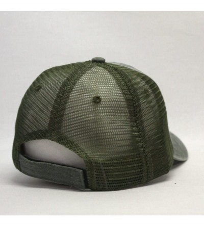 Baseball Caps Vintage Washed Cotton Soft Mesh Adjustable Baseball Cap - Olive Green - CQ180DZCWCQ $9.97