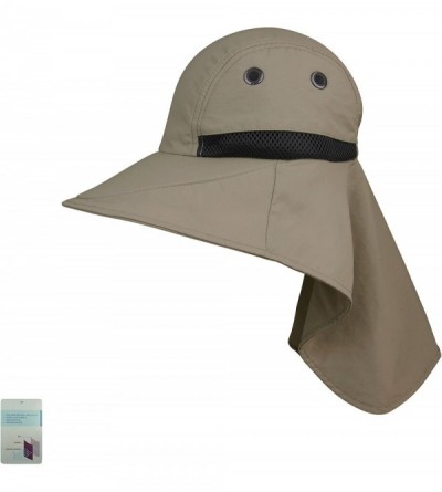 Baseball Caps Men's Large Bill Cap with Flap - Olive - CC11LV4H52R $16.68