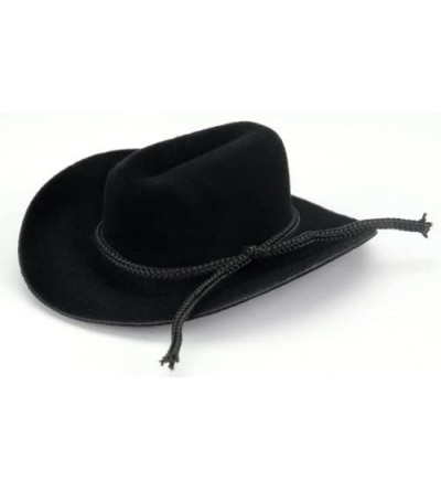 Cowboy Hats Cowboy Hat with Rope Trim- 2 inches- Black - C0110DH247T $18.37