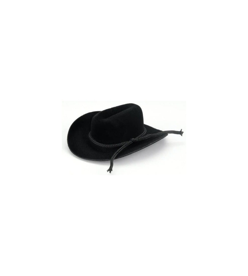 Cowboy Hats Cowboy Hat with Rope Trim- 2 inches- Black - C0110DH247T $12.58