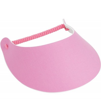 Visors Sunvisor- Available in Beautiful Solid Colors- Perfect for The Summer! - Med. Pink - C811KAECNHZ $28.40