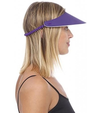 Visors Sunvisor- Available in Beautiful Solid Colors- Perfect for The Summer! - Med. Pink - C811KAECNHZ $13.16