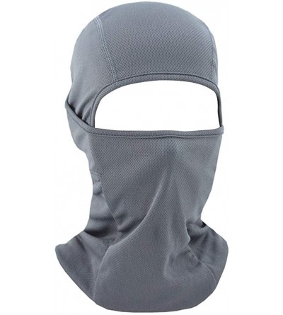 Balaclavas Windproof Balaclava Bandana Headwrap Breathable Neck Giater for Outdoor Sports - 1 Black/Dark Grey - C7199I0I38N $...