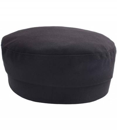 Newsboy Caps Women Men Washed Cotton Cadet Army Cap Basic Cap Military Style Hat Flat Top Cap Baseball Cap - CL18ZRYY6GO $10.54