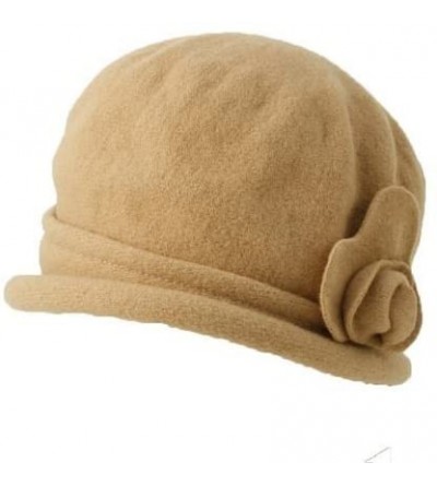 Bucket Hats Spencer Brim Cloche - Camel - C6111VPH7OR $79.11
