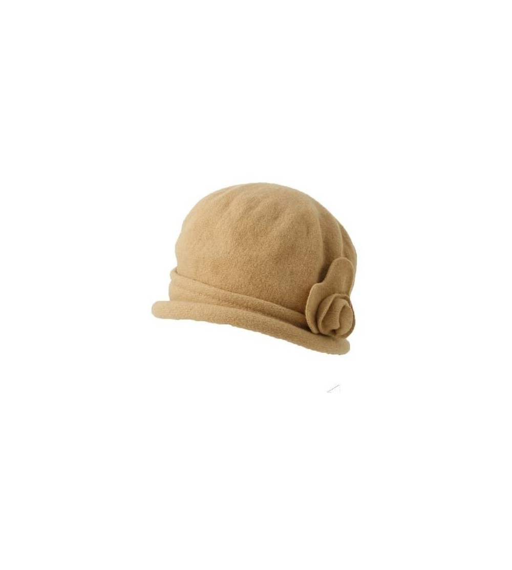 Bucket Hats Spencer Brim Cloche - Camel - C6111VPH7OR $49.18
