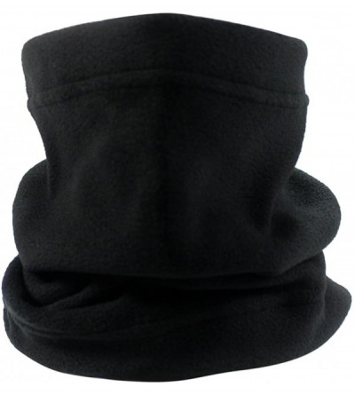 Balaclavas Polar Fleece Outdoor Activities Face Mask Neck Gaiter Balaclava Bandana Hood Hat - Black - CK186KD45O6 $7.75