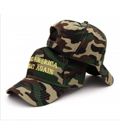 Skullies & Beanies Donald Trump Hat- 2020 Keep America Great- Make America Great Again- Adjustable Baseball Hat - Green Camo ...