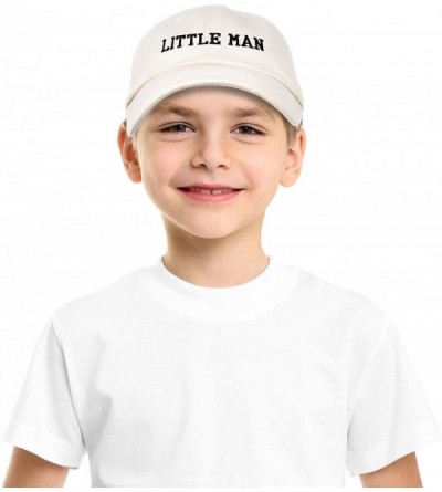 Baseball Caps Big Man Little Man Hat Father Son Matching Cap Fun Gifts - Beige - C318SMWTSM6 $15.08
