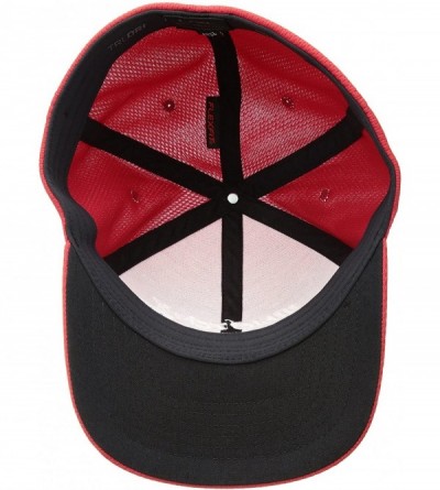 Baseball Caps Men's Phonetic Flexfit Hat - Red - CL187DAMG95 $25.22