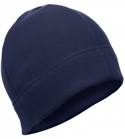 Skullies & Beanies Winter Fleece Beanie Hat Outdoor Warm Watch Cap Cold Weather Military Tactical Skull Cap for Men&Women - C...