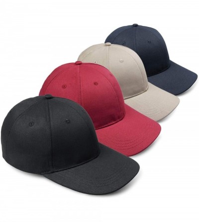 Baseball Caps Classic Polo Baseball Cap Ball Hat Adjustable Fit for Men and Women - Red - C318WE7YHEX $11.52