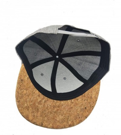 Baseball Caps 3D Embossed/Embroidery Letters Baseball Cap - Flat Visor Adjustable Snapback Hats Blank Caps - Gray-01 - CT18W3...