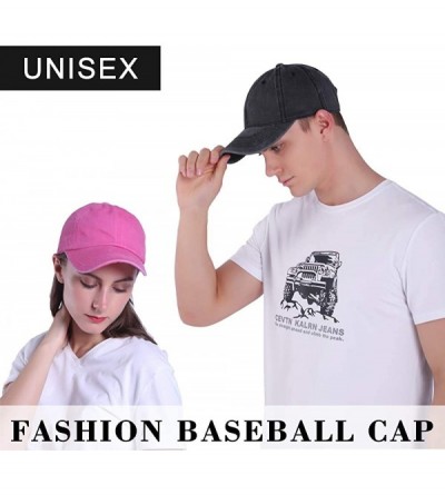 Baseball Caps Baseball Caps Classic Dad Hat Men Women Adjustable Size 35 Optional - 504 Dark Green - CZ18W9NR0O2 $11.80