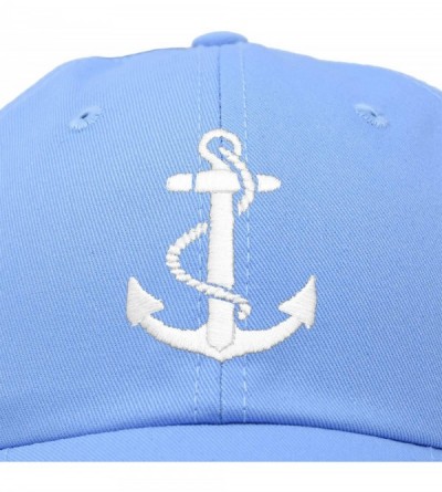 Baseball Caps Anchor Hat Sailing Baseball Cap Women Beach Gift Boating Yacht - Light Blue - CT18WGZ4LU9 $14.78