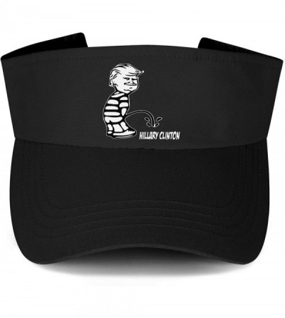 Visors Trump 2020 Visor Hats Women Mens Adjustable Hats for Golf Tennis Tennis Cycling Running & Hiking - Trump Pee On-1 - C6...