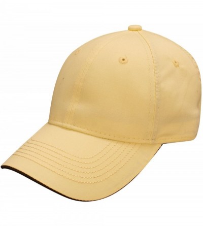Baseball Caps Womens Flip Visor Lightweight Epic Cap - Soft Yellow/Black - CW18E3X79LK $12.37