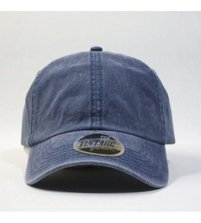 Baseball Caps Vintage Washed Cotton Twill Adjustable Dad Hat Baseball Cap - 4 - CW12KP99GKR $14.88