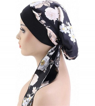 Skullies & Beanies Chemo Cancer Head Scarf Hat Cap Tie Dye Pre-Tied Hair Cover Headscarf Wrap Turban Headwear - CH196OLAG74 $...